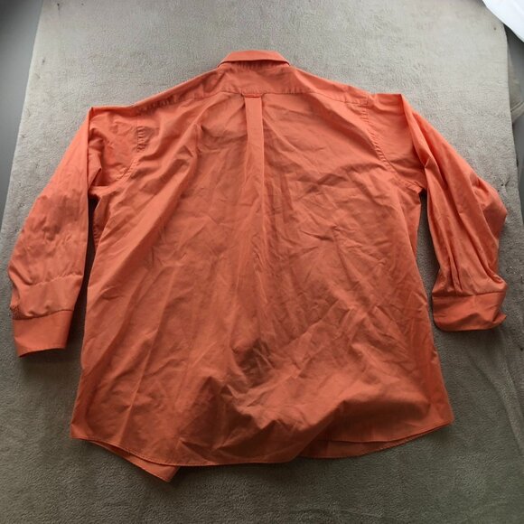 Izod Mens Dress Shirt Size 3XL 19 Neck Long Sleeve Button-Up Wrinkle-Free Twill - Picture 11 of 11